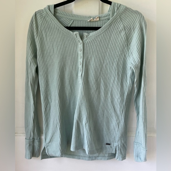 Roxy Tops - Roxy Henley hoodie shirt